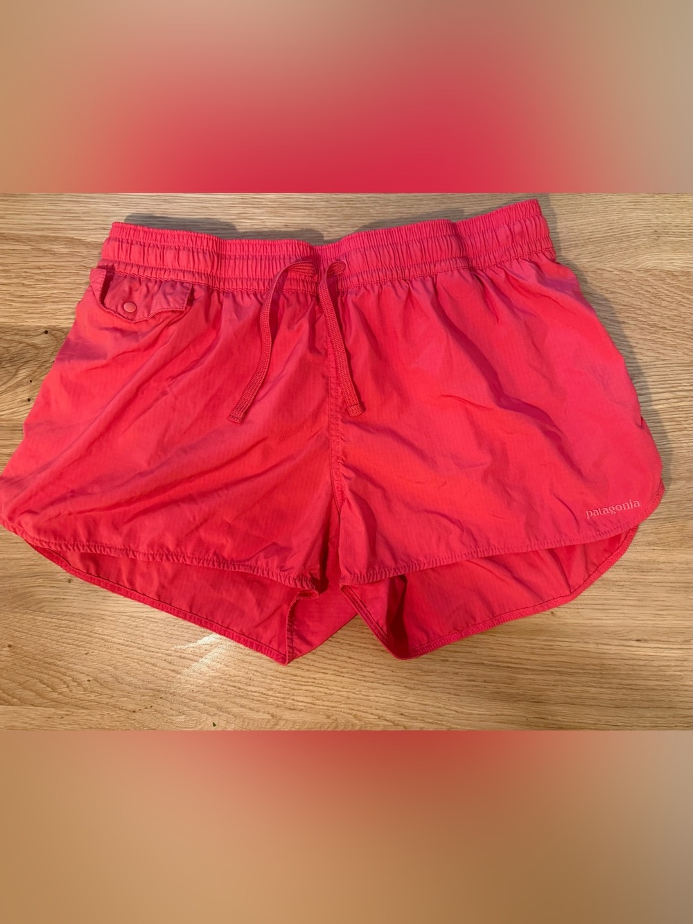 Patagonia Women’s Coral Pink Athletic Shorts